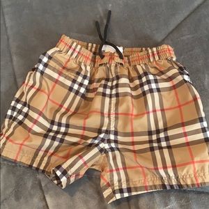 Toddler Burberry swim trunk